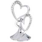 double heartcake topper